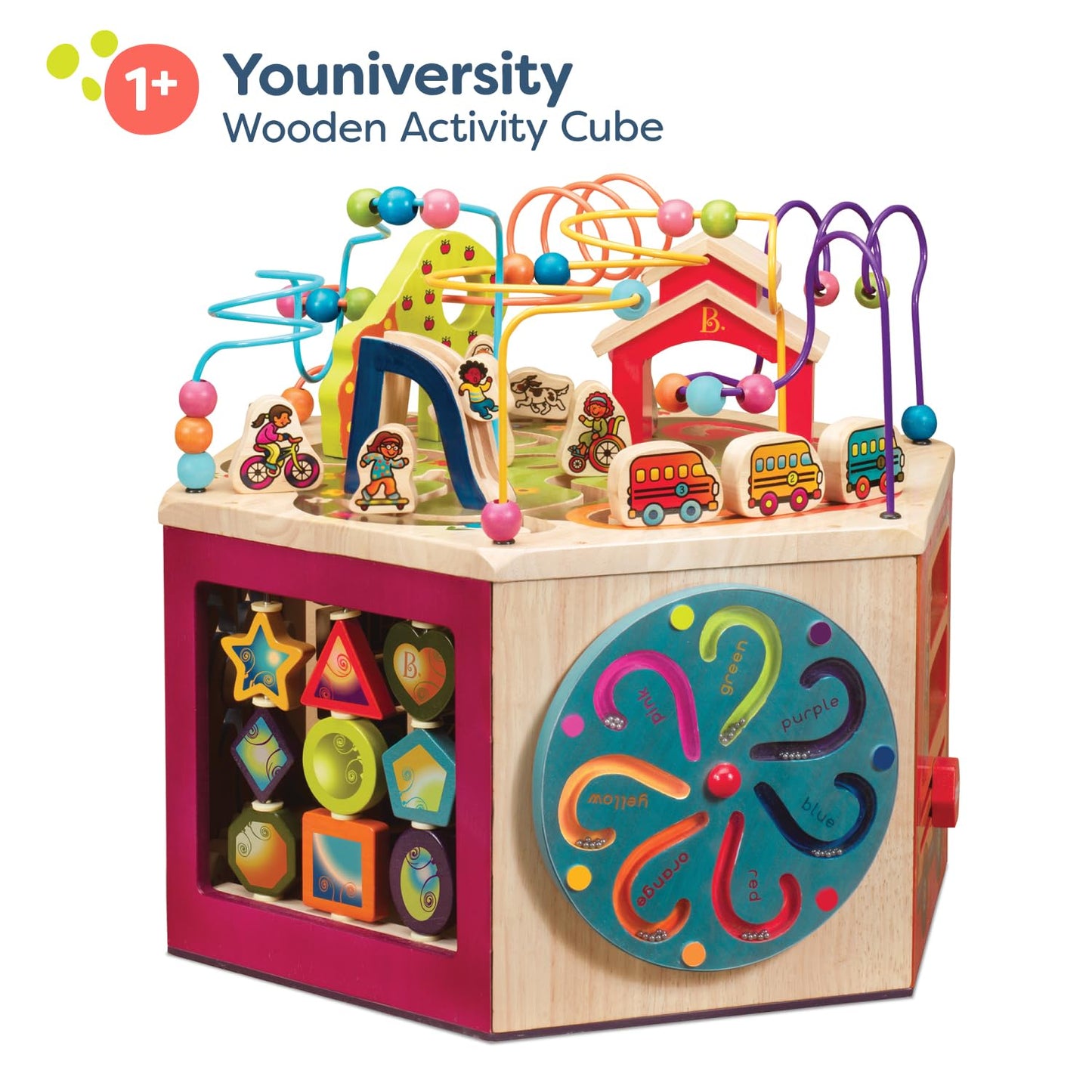 toys- Youniversity- Wooden Activity Cube
